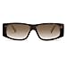 SOJOS Trendy Y2K Rectangle Polarized Sunglasses for Women Men Fashion Designer Rave Sunglasses SJ2228, Dark Tortoise/Brown