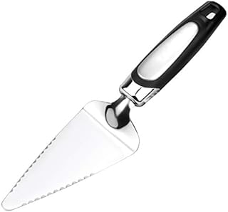 suchkawe Stainless Steel Pie Cake Slicer, Cake Spatula and Pie Pizza Server with Double Sides Serrated Edges
