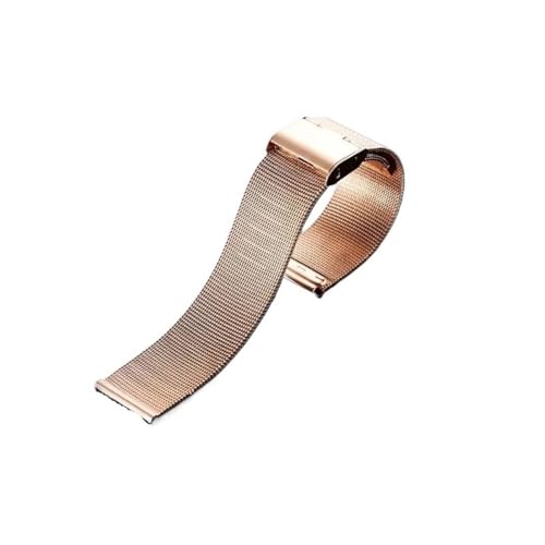 Correas de reloj de acero inoxidable con acabado pulido mate de 12mm a 24mm
