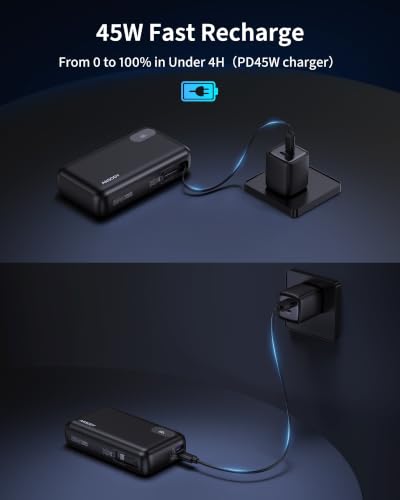 Ansody 20,000mAh 45W Power Bank w/ Retractable USB-C Cable - image 8