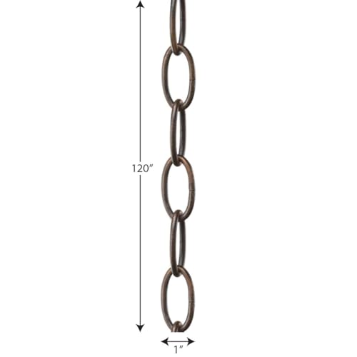 Image of Progress Lighting Accessory Chain - 10' of 9 Gauge Chain in, Indoor & Outdoor, P8757-74, Venetian Bronze