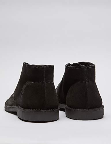 FIND Chukka - Stivali Desert Boots Uomo, Nero