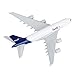 ZEZEFUFU 1:400 16cm A380 Airplane Model Simulation Transportation Plane Model Aviation Science Exhibition Model