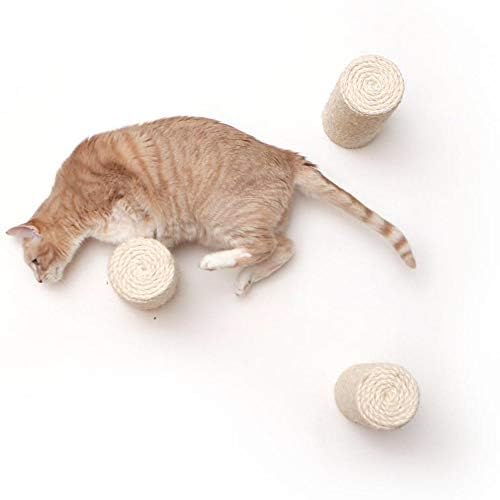 Rascador flotante de sisal para gatos 1 pc miniatura 2