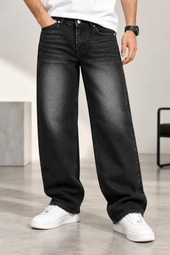 Generic Men's Black Baggy Jeans - Image 4