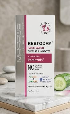 Resto-Dry Face Wash, 100ml, Paraben-free, Fragrance-free, for Sensitive and Hypersensitive Skin, Gentle Formula-picture-14
