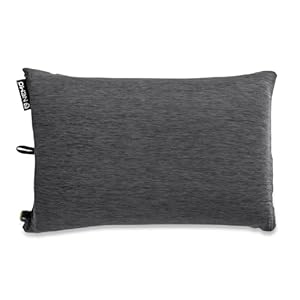 NEMO Equipment Fillo Backpacking & Camping Pillow – Black Pearl/Birch Bud – One Size
