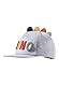 Sterntaler Basecap Dino - Jungen Baseball Cap elastisch mit Gummizug- Sommer Basecap mit festem Schirm und 3D Dino Zacken - sportive Baby und Kinder Schirmkappe, silber melange, Größe 51