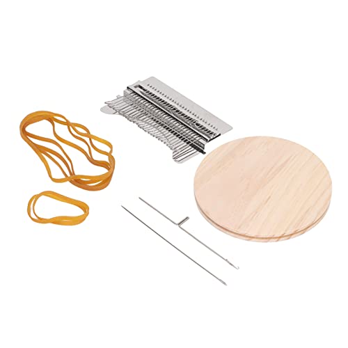 Darning Loom Speedweve Type Weave Tool, 28 Hooks Quickly with Stainless Steel Hooks, Small Weaving Loom for Quick Mending and DIY Crafts - Convenient Mini Loom Machine for Clothes and Socks Repair