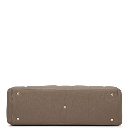 Image of Da Milano Leather Book Tote for Women (01940)