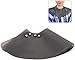 Hair Cutting Collar, Silicone Salon Hair Dye Pad Soft Hair Shawl Neck Guard for Hairdressing Hair Cutting Hair Dye Perm and Shampoo(Black)