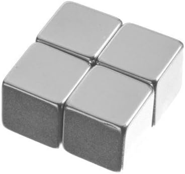 Multi-Use Magnetic Holder Large 1/2" Square Cube Magnets (4 Pack)