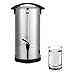 Valgus Caldera y dispensador de agua caliente comercial de acero inoxidable 20L 1500W con control automático de temperatura, para té, café, agua hirviendo instantánea