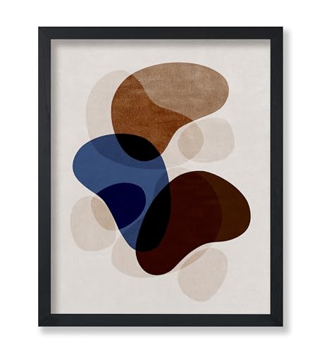 Poster Master Vivid Shapes Poster - Geometric Print - Chic Boho & Graphic Illustration Art - Abstract & Aesthetic Art - Living Room or Office Wall Decor - 8x10 UNFRAMED Wall Art
