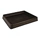 Tusco Products TRSQ11ES Square Tray Planter Saucer, Espresso