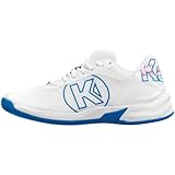 Kempa Damen Kempa Attack 2.0 Women Sneaker Freizeitschuh Halbschuh Lauf und Sportschuh Turnschuhe Handball Jogging Outdoor Freizeit Sho, Weiß Fair Blau, 39 EU
