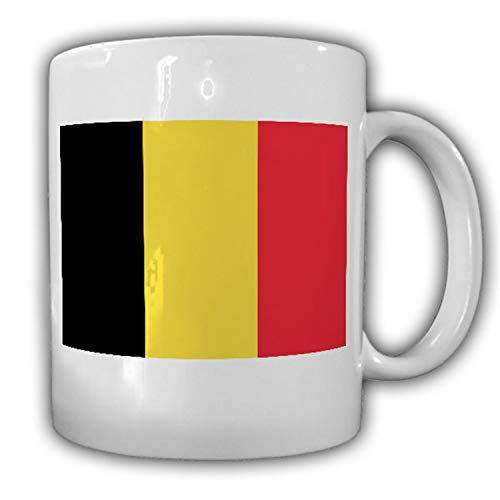 Belgique Drapeau Royaume-Uni Belgique – Tasse café # 13361