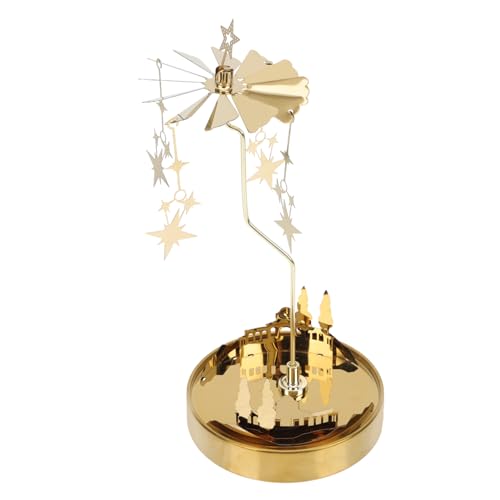 Cabilock Candlestick Romantic Candle Holder Candle Display Tray Holiday Decoration Party Desktop Adornment Decorative Candleholder Rotatable Candle Holder Candle Tray Tabletop Candle Stand