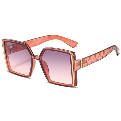 Lunettes de soleil pour femmes grand angle avec verres dégradés anti-éblouissement