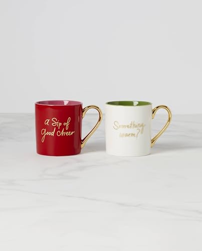 Image of kate spade new york Be Jolly Holiday Collection, Mug Set, 2-Piece