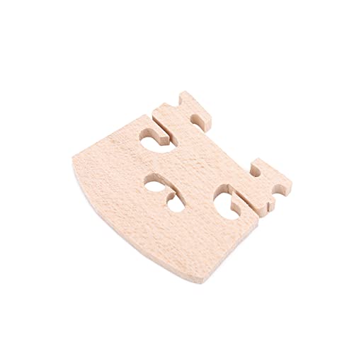 5Pcs Maple Wood Violin Bridges, Parts Instrument Fitting Accessory for 4/4 Size Violin, Crafted with Maple Wood Material, Lightweight and, Offers Sound Quality, Ideal for
