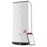 Ariston Quadris WiFi 150L, Chauffe Eau Électrique Compact, Intelligent, Connecté, Stéatite, 25% d'Économie d'Énergie, Eco Evo, Fabriqué en France, Gain de place jusqu'à 1m2 au sol.