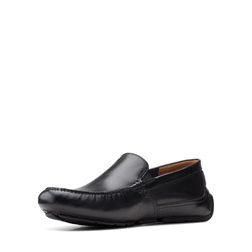 Clarks Homme Markman Plain Chaussures>homme>mocassins, Cuir Noir, 44 EU