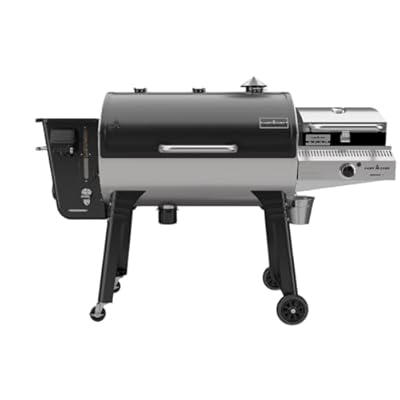 Camp Chef Woodwind 36 Pellet Grill with Sidekick Sear - Stainless Steel Barbecue Grill with WiFi Connectivity - 1236 sq in Total Rack Area