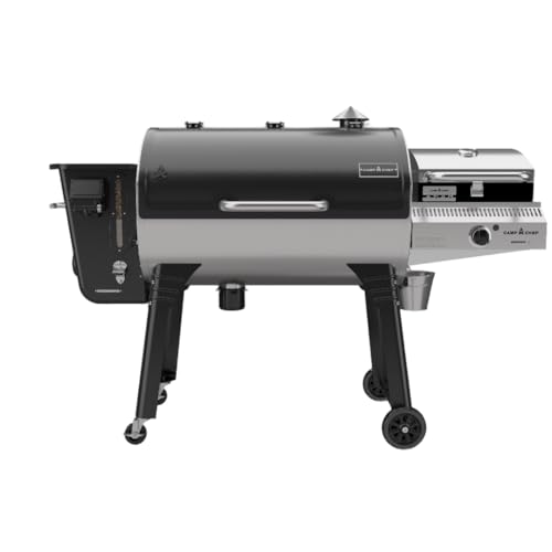 Camp Chef Woodwind 36 Pellet Grill with Sidekick Sear - Stainless Steel Barbecue Grill with WiFi Connectivity - 1236 sq in Total Rack Area Camp Chef Woodwind 36 Pellet Grill with Sidekick Sear - Stainless Steel Barbecue Grill with WiFi Connectivity - 1236 sq in Total Rack Area