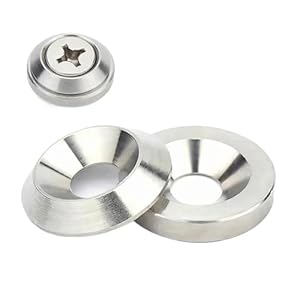 2 szt. Clenea Wklęsłe Podkładki Stożkowe Ze Stali