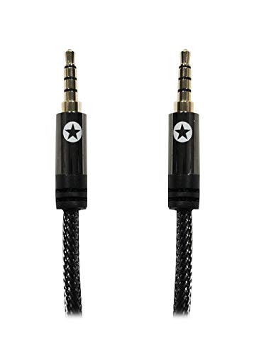 Blackstar TRRS 3,5 mm kabel jack 1,8 m pomocniczy kabel stereo Aux idealny do transmisji na żywo gitarzysty