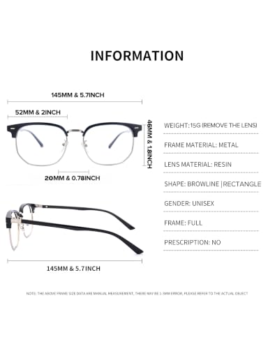 Image of Blue Light Blocking Glasses for Men Anti-Fatigue Computer Monitor Gaming Glasses Prevent Headaches Glasses