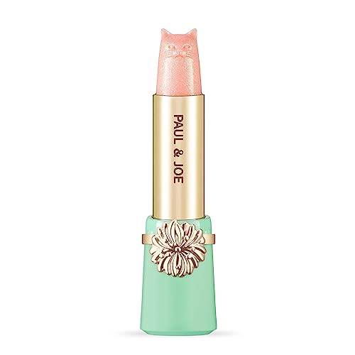 Paul & Joe Pearl Lipstick Refill 402, Light Pink, Glossy Finish with Champagne & Gold Shine, Hydrating for Dry Lips with Jojoba Oil & Orange Flower Water, Case Sold Separately, 0.10 oz