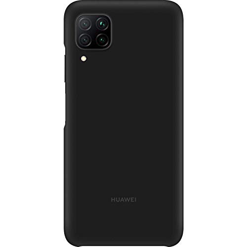 fitBAG Folk Nero - Custodia per Cellulare per Huawei P10 Plus, in Pelle Scamosciata con Imbottitura in Microfibra