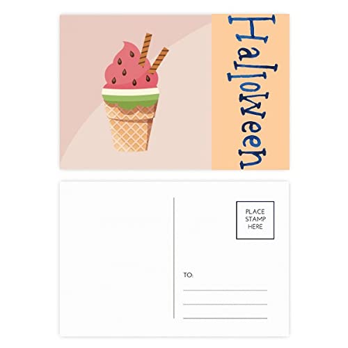 Cartes postales cônes de pastèque Biscuits | Papeterie originale et créative