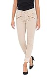 Mittlere Leibhöhe ATT, Amor Trust & Truth Damen Lola Hose, Sand, 32W / 28L