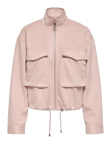 Chaqueta de antelina con cuello alto ONLY Onldiane Life Otw cazadora ligera de mujer