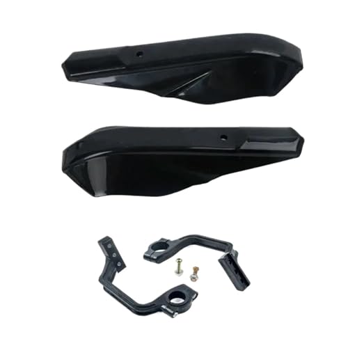 Protège mains guidon moto universel anti-vent avec poignée de protection bicolore haute résistance