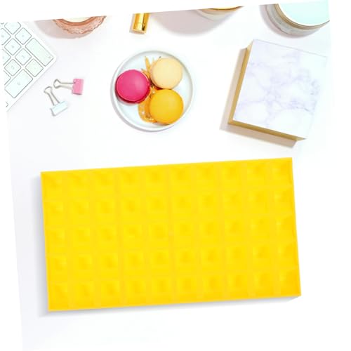 Caja organizadora para monedas de plástico amarillo miniatura 6