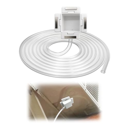 LCGAOYA 10FT Magnetic Air Conditioner Drain Hose,Window Air Conditioning Drainage Kit,Portable AC Drain Hose Connector, With Transparent Pipe, Suitable For Window Air Conditioning And Mini Split Units