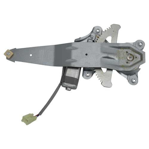 Image of TRQ Rear Passenger Side Power Window Motor and Regulator Assembly Power for 2001-2007 Toyota Highlander