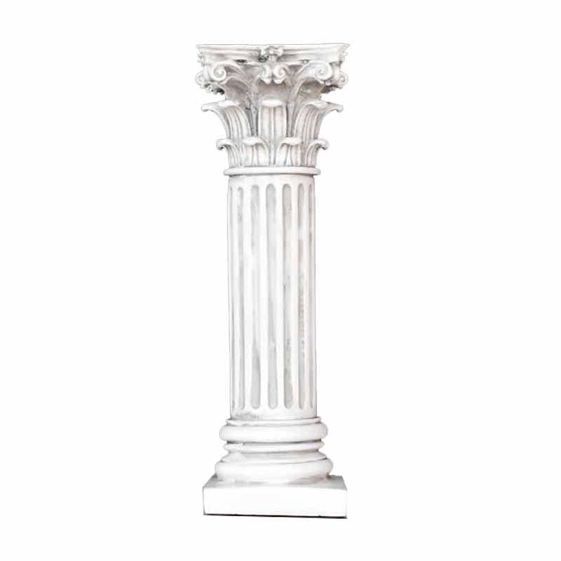 Escultura de columna romana de una sola columna griega creativa vintage de resina, adorno de resina, decoración de mesa, pequeños adornos
