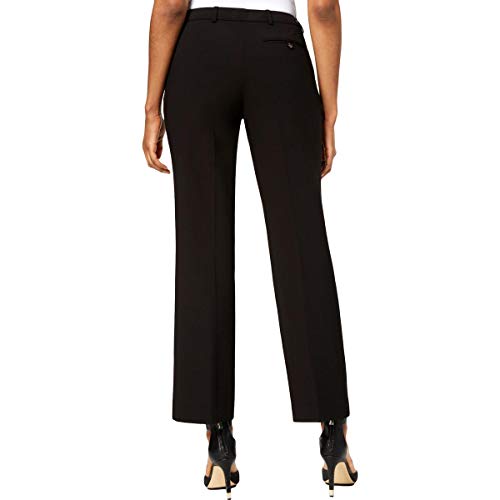Calvin Klein Womens Cropped Modern Fit Dress Pants Black 123