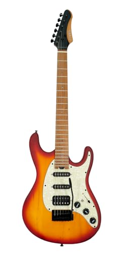 MARS Guitarra Eléctrica (Cherry Sunburst)