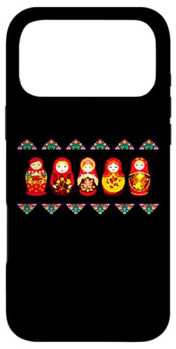 Russian Matryoshka Babushka Flowers Nesting Dolls �X�}�z�P�[�X iPhone 17 Pro Max �p