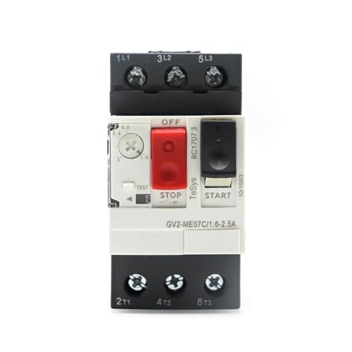 Protecteur de moteur GV2ME10C pour éviter la surcharge électrique