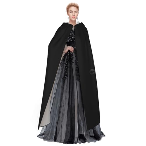 Costume sans stress cape médiévale imprimé miel avec capuche de Noël