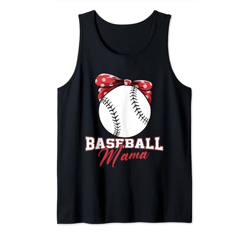 Softball Baseball Mama Floral Funny Tee Día de la Madre Camiseta sin Mangas