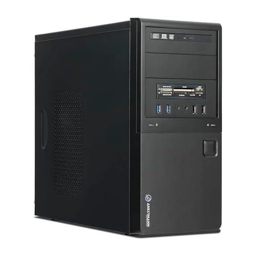 Ankermann Silent Desktop PC Palma | Intel Core i5-6500 | 16GB RAM | 480GB SSD | Windows 11 | Libre Office