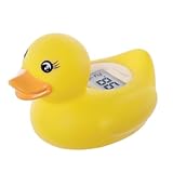 Dreambaby Duck Baby Bath Thermometer – Instant Results, Digital Water & Room Temp Reader – Fun Floating Toy for Newborns